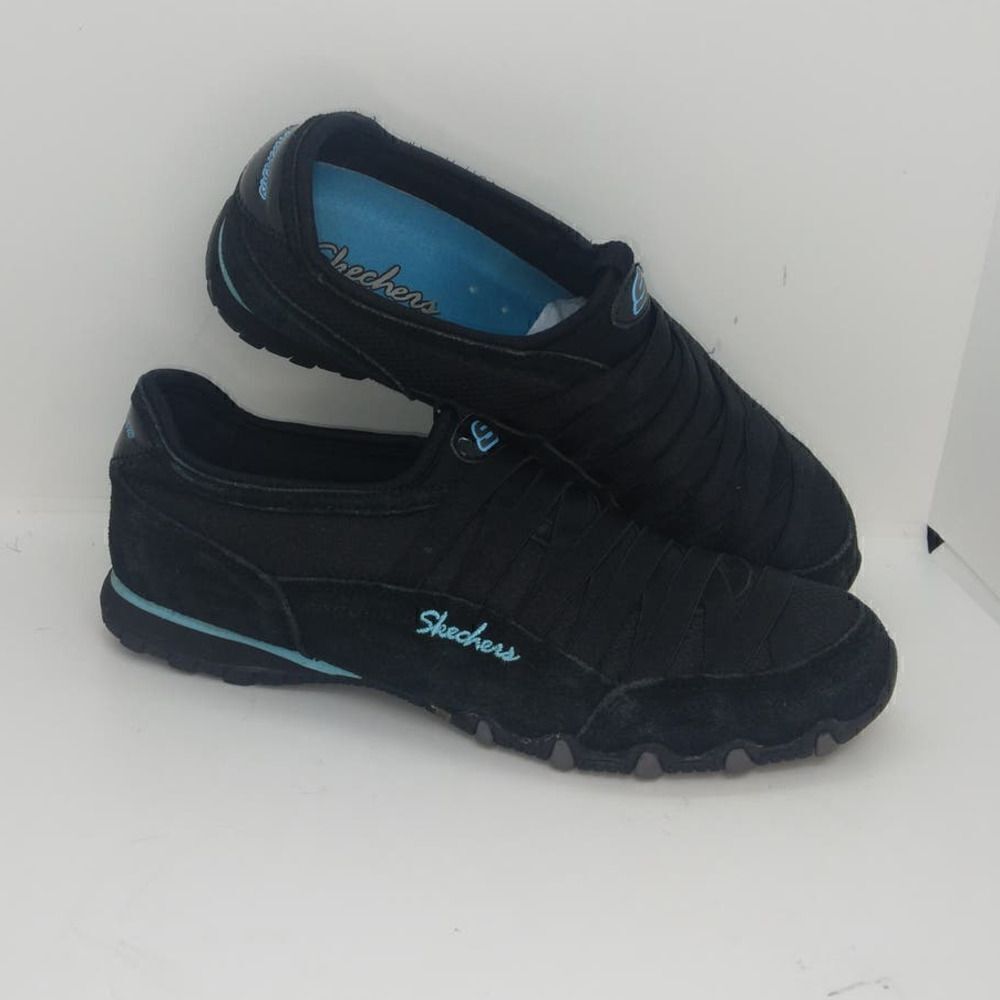 Skechers Bikers Fixation Womens Pre-Owned Black L… - image 1